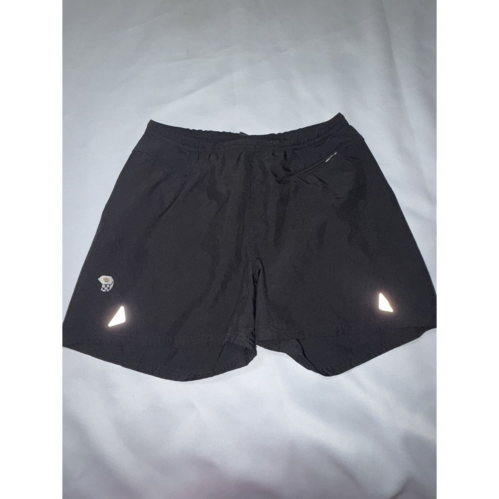 Mountain Hardwear Trail Hike Running Shorts Womens Medium Elastic Black